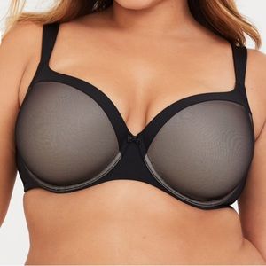 Torrid mesh balconette bra